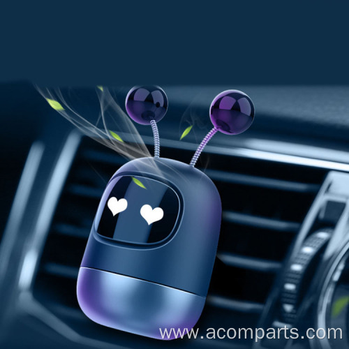 Cartoon Robot Dashboard Aluminum Anime Car Air Freshener